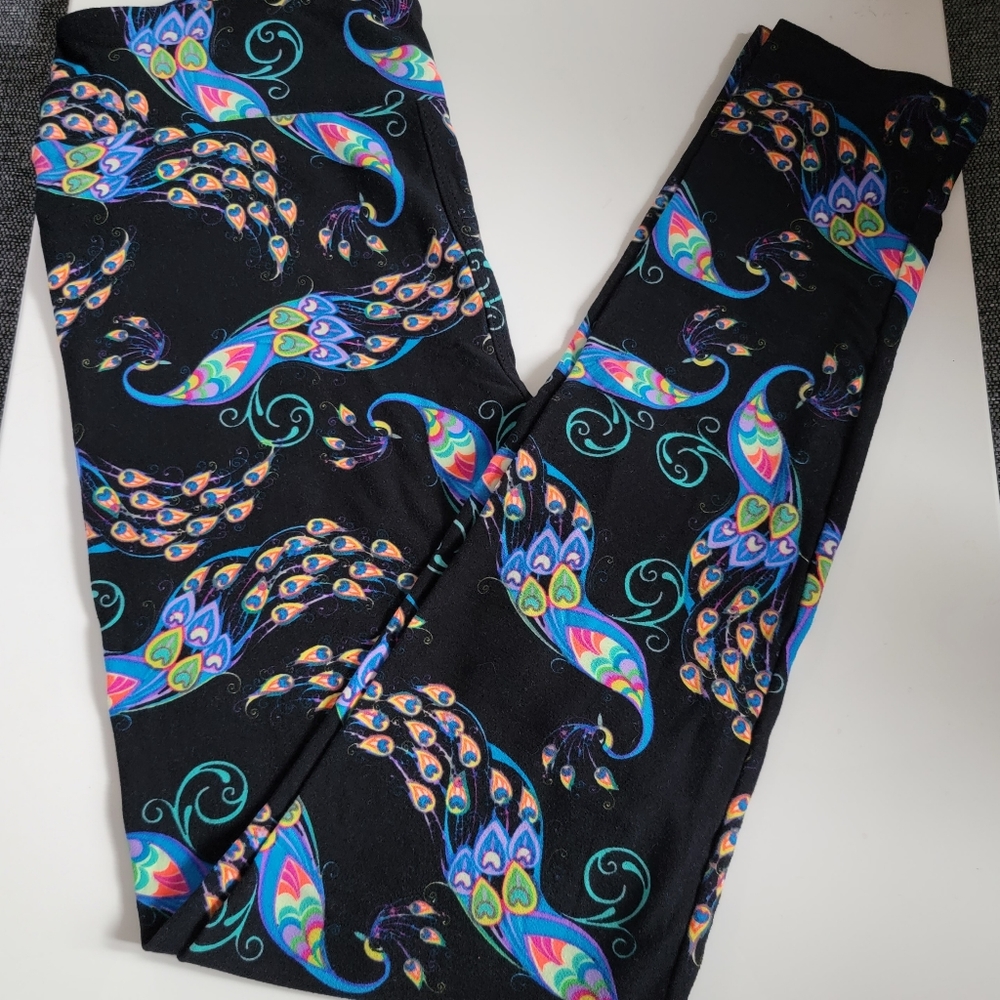 LuLaRoe Peacock leggings